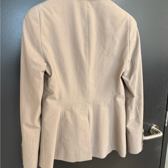 Hugo Boss size 6 Tan/light brown lines Blazer NWOT - Picture 13 of 14